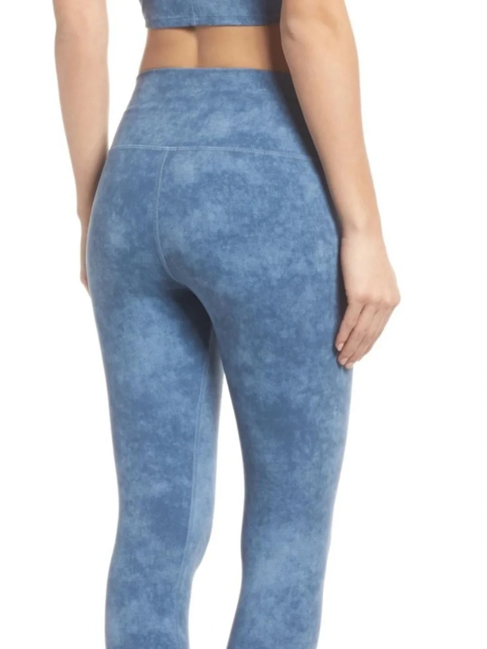 ALO Yoga High-Waist Airbrush Legging (Denim Blue) Size XS